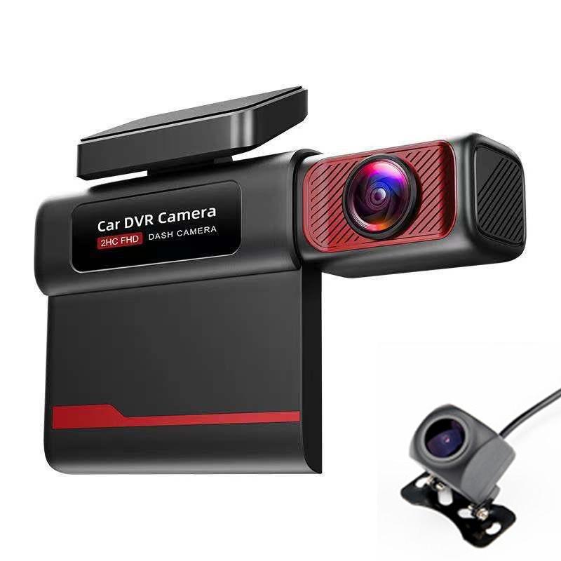 V9 Hd Three Inch Car Night Vision Driving Recorder With Rear Camera Other Car Video