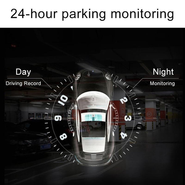 1080P Hd Dual Record Driving Recorder With Night Vision 4.5 Inch Display Other Car Video
