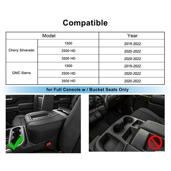 15 Watt Wireless Charger For Chevrolet Silverado 2019 To 2022 Qi Jump Starters