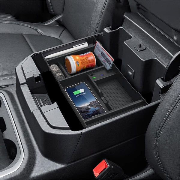 15 Watt Wireless Charger For Chevrolet Silverado 2019 To 2022 Qi Jump Starters