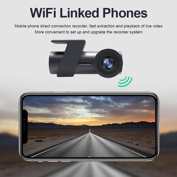 Ar Wifi Dual Camera Hidden 360 Degree Rotation Car Driving Recorder Other Car Video