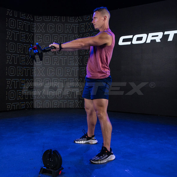 Cortex Revolock V2 48Kg Pair Set Adjustable Steel Dumbbell Barbell Kettlebell All In One Dumbbells