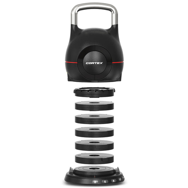 Cortex 7 In 1 Revolock Quick Adjust 20Kg Kettlebell Kettlebells