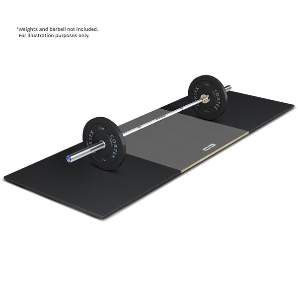 Cortex 50Mm Weightlifting Platform V2 With Dual Density Mats Ebony (3M X 1M) Other Strength Training