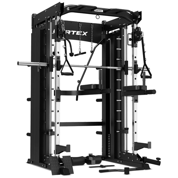 Cortex Sm26 Multi Gym (Dual Stack Functional Trainer Smith Machine Half Rack) Home Gyms
