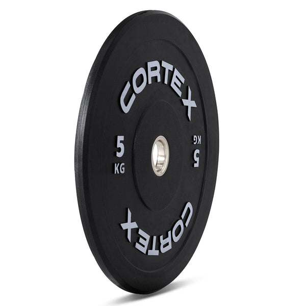 Cortex Black Series V3 Rubber Olympic Bumper Plate 50Mm 5Kg (2 Pack) Weight Plates