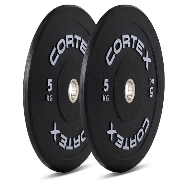Cortex 120Kg Black Series V3 Bumper Plate Set Weight Plates