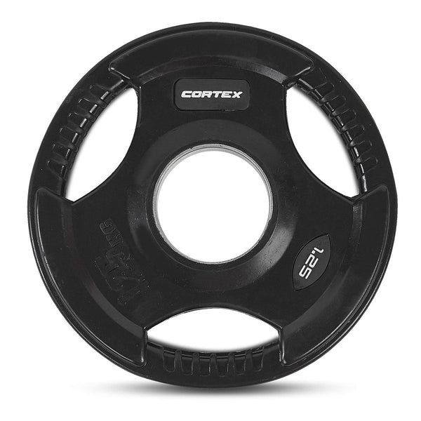 Cortex 1.25Kg Tri Grip V2 50Mm Olympic Plates (Set Of 4) Weight Plates