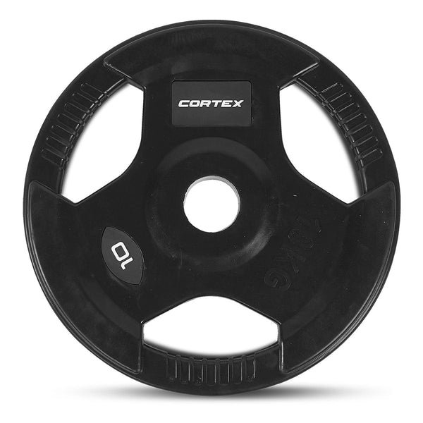 Cortex 10Kg Tri Grip V2 50Mm Olympic Plates (Pair) Weight Plates