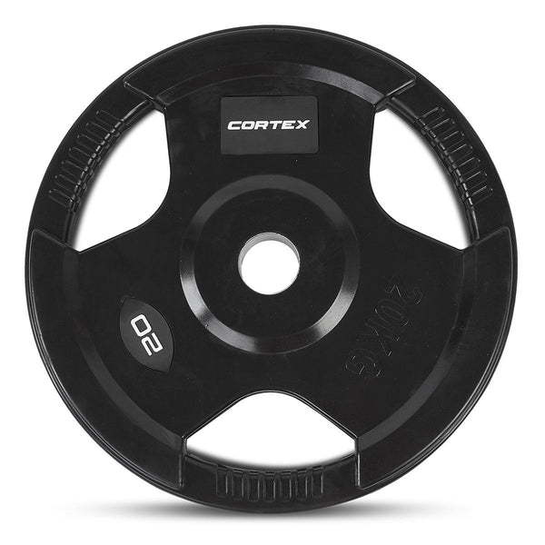 Cortex 20Kg Tri Grip V2 50Mm Olympic Plates (Pair) Weight Plates