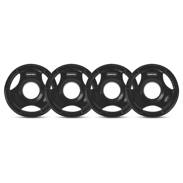 Cortex 80Kg Tri Grip V2 50Mm Olympic Plate Set Weight Plates