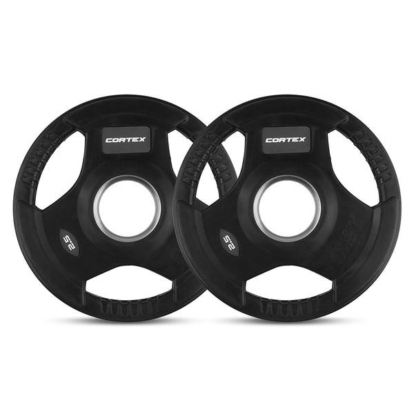 Cortex 80Kg Tri Grip V2 50Mm Olympic Plate Set Weight Plates
