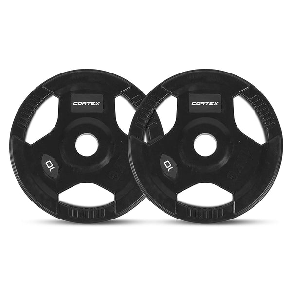 Cortex 80Kg Tri Grip V2 50Mm Olympic Plate Set Weight Plates