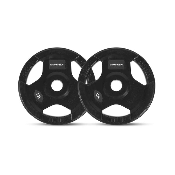 Cortex 90Kg Tri Grip V2 50Mm Olympic Dumbbell Set Weight Plates
