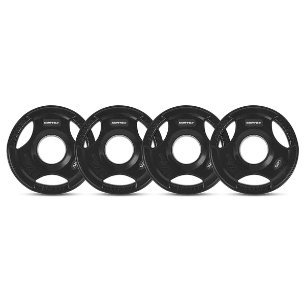 Cortex 145Kg Tri Grip V2 50Mm Olympic Plate Set Weight Plates