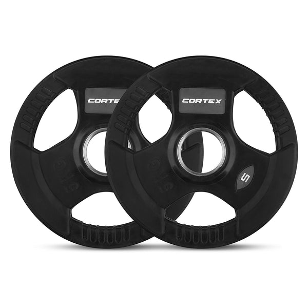 Cortex 145Kg Tri Grip V2 50Mm Olympic Plate Set Weight Plates
