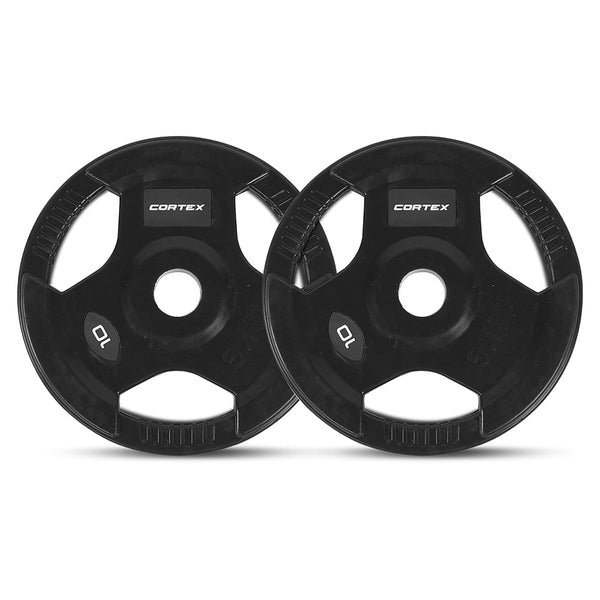 Cortex 145Kg Tri Grip V2 50Mm Olympic Plate Set Weight Plates