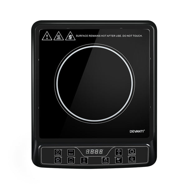 Devanti Induction Cooktop 30Cm Portable Cooker Cooktops