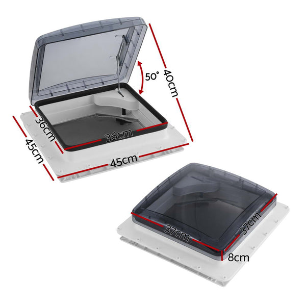 Weisshorn Roof Vent Air Exhaust Hatch Rv Motorhome Camper White Roof Vents