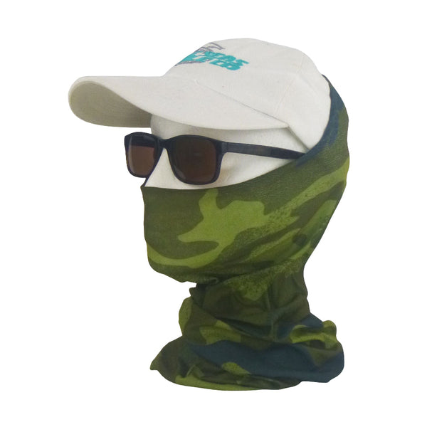 Bstc Head Socks Camo Bush Green Hats & Headwear