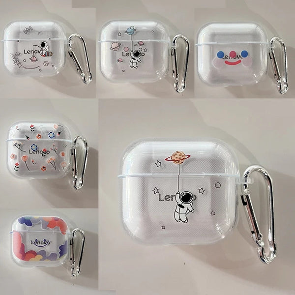 Earphone Case Smile For Lenovo Xt95 Pro Tws Headphone Protective Charging Box Earbud Cases