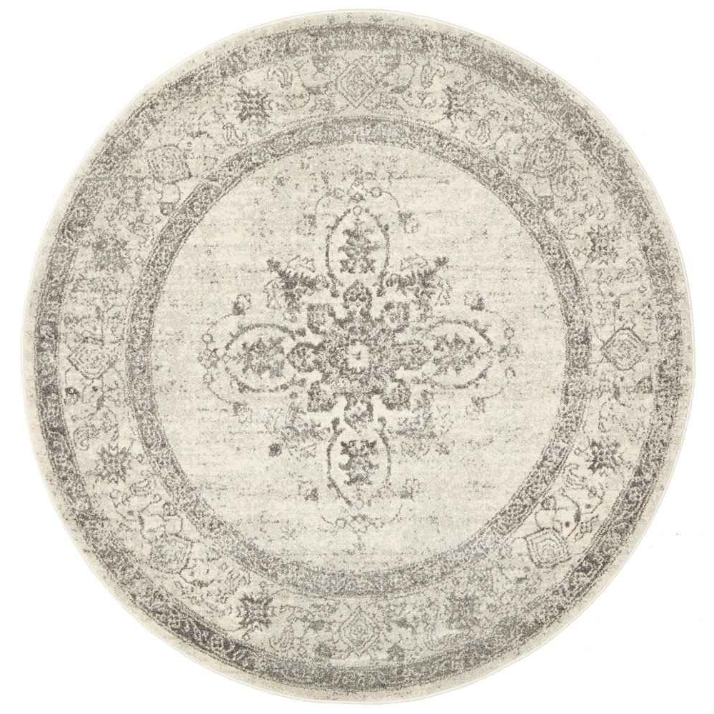 Rug Culture 977 Silver Round By 240 X Cm Rugs