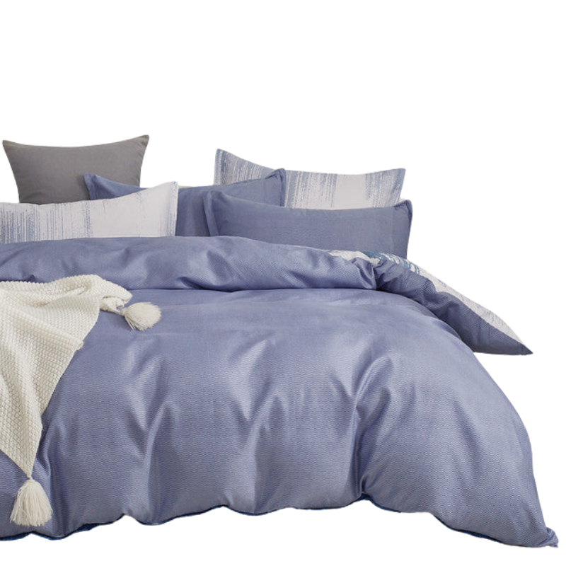 Cleverpolly Chavez Microfiber Reversible Quilt Cover Set Queen Size Quilt Covers