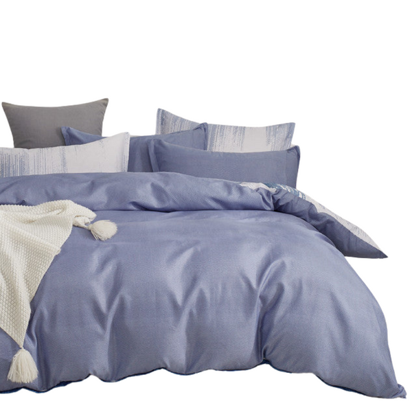 Cleverpolly Chavez Microfiber Reversible Quilt Cover Set Queen Size Quilt Covers