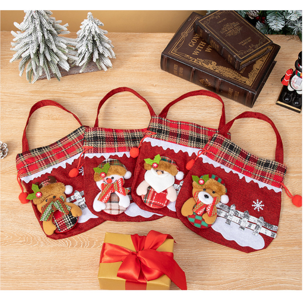 Christmas Apple Bag Snowman Gift Gift Bags