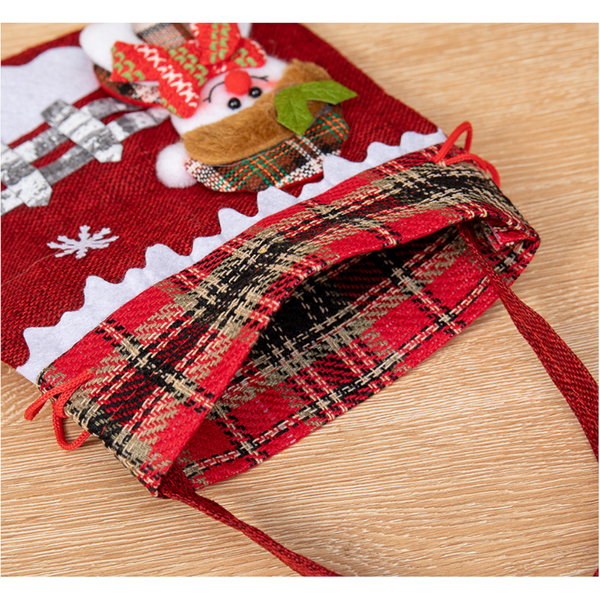 Christmas Apple Bag Snowman Gift Gift Bags