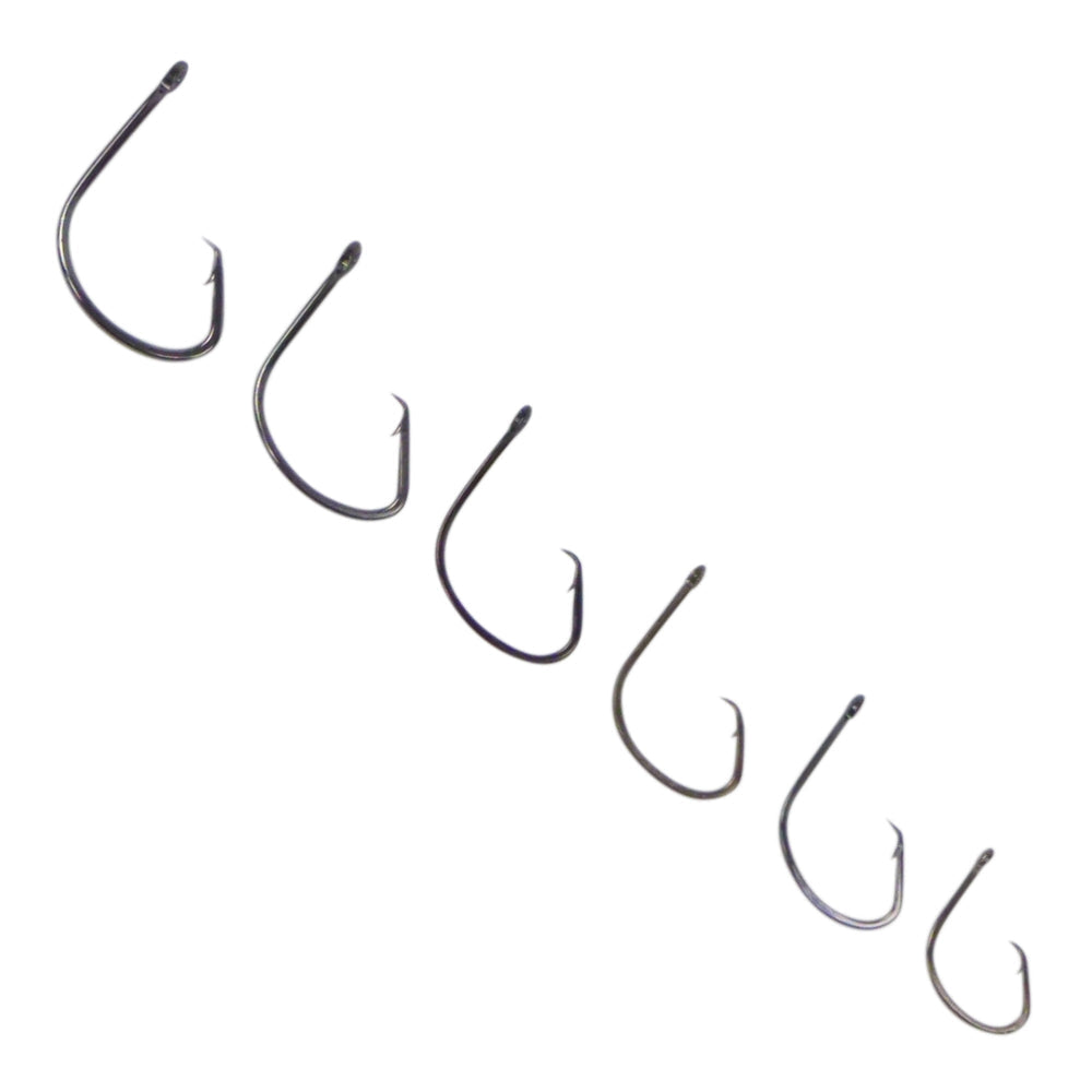 Swimerz 3/0 Offset Circle Hook Black Nickel Qty 25 Hooks