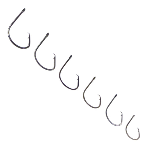 Swimerz 0/1 Offset Circle Hook Black Nickel Qty 25 Hooks