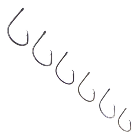 Swimerz 0/1 Offset Circle Hook Black Nickel Qty 25 Hooks