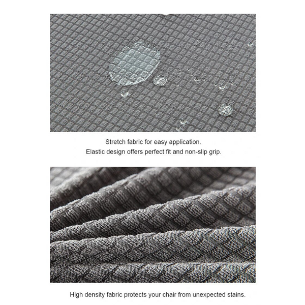 Chair Cover Wine Red Corn Kernels Waterproof Universal Size For Dining Room Slipcovers