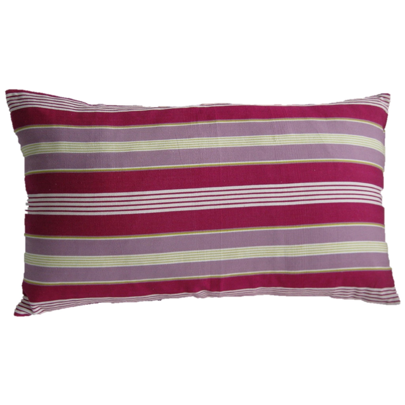 Pad Coste Fuchsia 35X70cm Multicoloured Striped Cushion Cover Cushion Covers