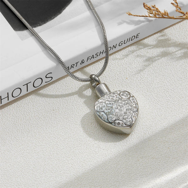 Veile Studios Cremation Necklace For Ashes Stainless Steel Pendant Holder Memorial Jewelry Necklaces & Pendants