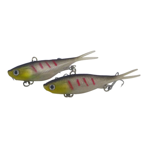 Swimerz 95Mm Soft Vibe Cut Mullet 2 Pack Baits & Lures