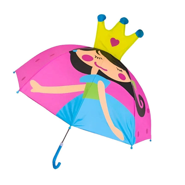 Cute Cartoon Children Umbrella Long Handled 3D Ear Modeling For Boys And Girls Umbrellas