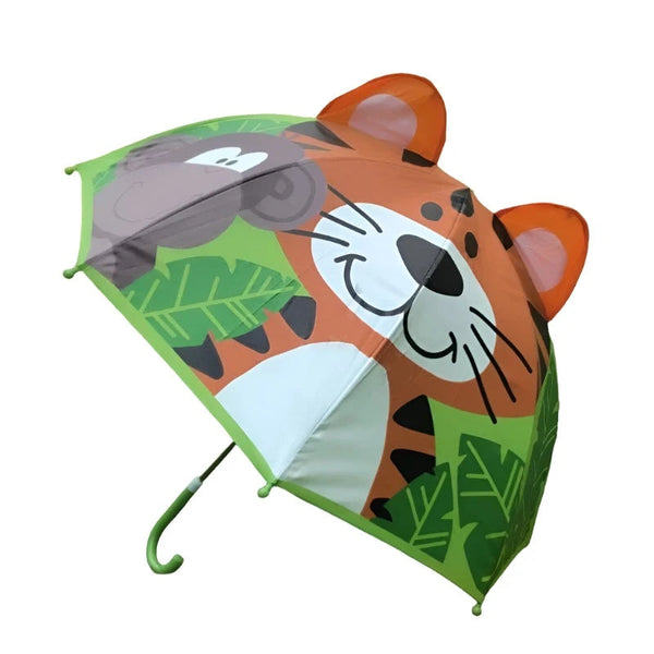 Cute Cartoon Children Umbrella Long Handled 3D Ear Modeling For Boys And Girls Umbrellas
