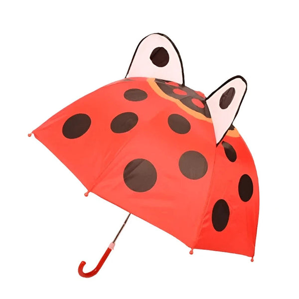 Cute Cartoon Children Umbrella Long Handled 3D Ear Modeling For Boys And Girls Umbrellas