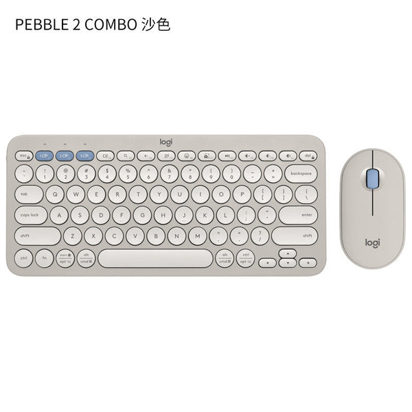 Logitech K380 Mini Bluetooth Wireless Keyboard Tablet Phone Pebble2+K390 Set Keyboards