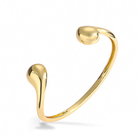 Veile Studios Gold Silver Smooth Water Drop Bracelet From Europe Fashion Designer Brand For Women Bracelets