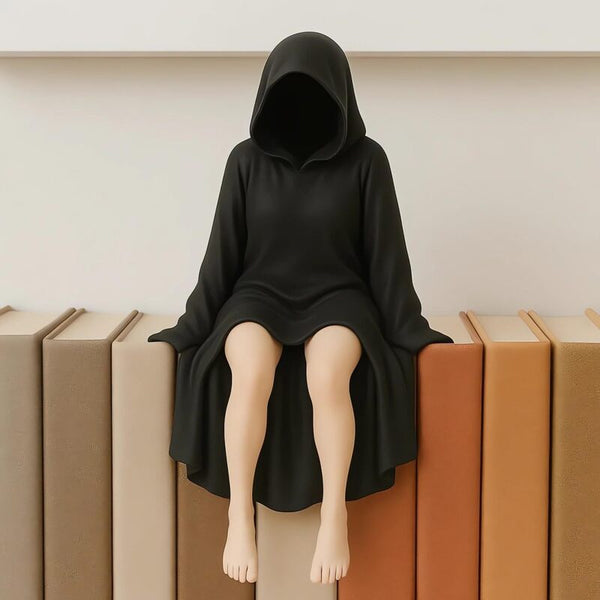 Halloween Female Sitting Statue For Desktop/Bedroom/Living Room Home Decor Ornaments & Statues