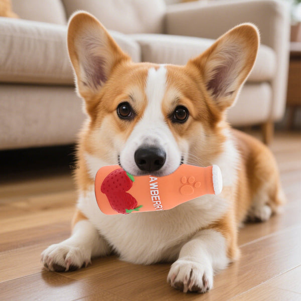 Latex Squeaky Toy For Dogs Teeth Cleaning And Boredom Relief Durable Pet Dog Toys