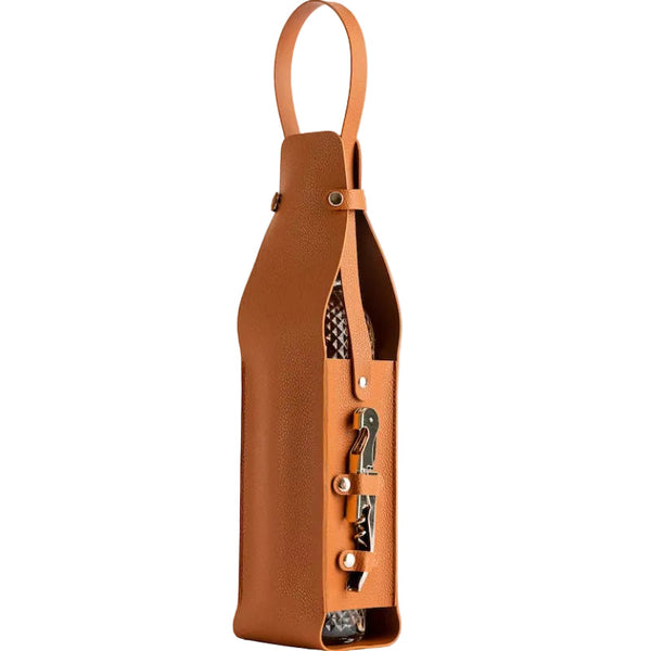 Wine Tote Bag With Leather And Champagne Storage Portable Carry For Picnics Food Storage Bags