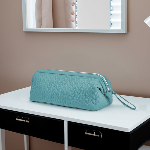 Beige Case For Dyson Airwrap & Revlon Tools: Travel Bag Organizer. Hair Dryers