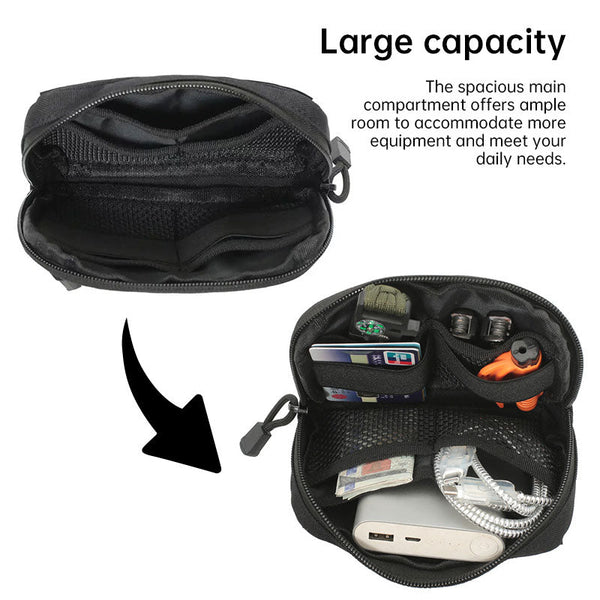 Molle Tactical Waist Pack Multifunctional Edc Admin Pouch For Outdoor Waist Packs & Bags