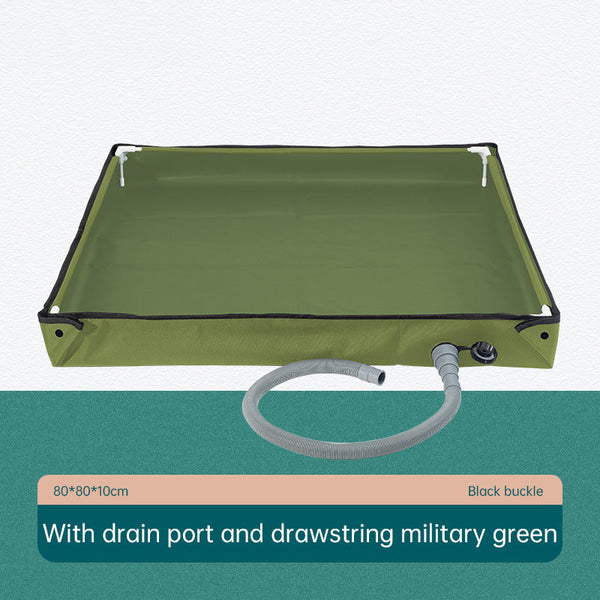 Folding Outdoor Camping Shower Tray Base For Pets & Travel Portable Showers & Accessories
