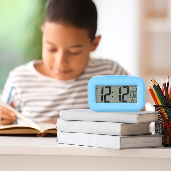 Household Digital Led Alarm Clock Battery Powered Multi Functional For Bedroom Bedside & Room Table Ideal Home Decor Alarm Clocks & Clock Radios