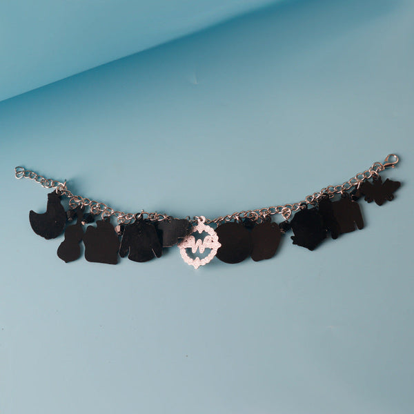 Wednesday Addams Family Alloy Combo Bracelet Bracelets